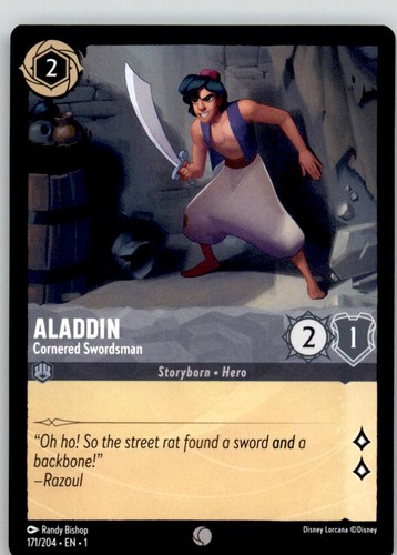 Aladdin cornered swordsman - -,
